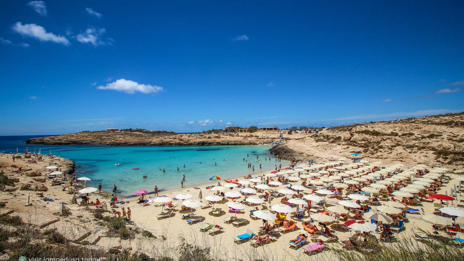 L'isola blu, Lampedusa