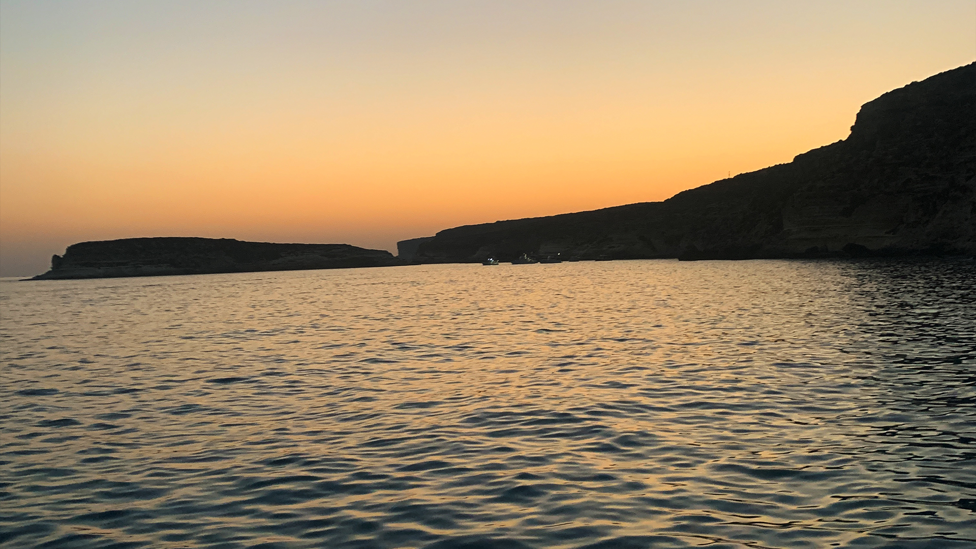 L'isola blu, Lampedusa
